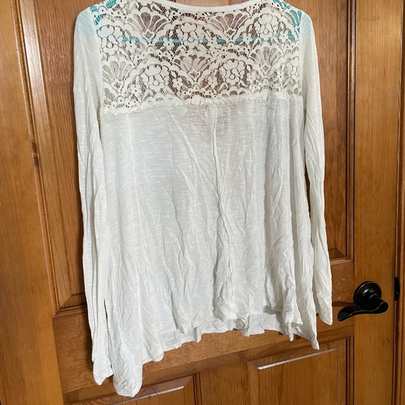 Hollister White Long Sleeve Top - Picture 4 of 4